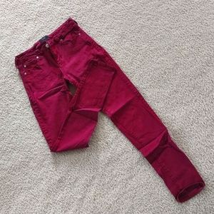 Celebrity Pink maroon (drk red) skinny jeans